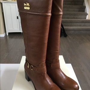 coach brown boots